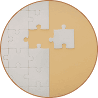 Two puzzle pieces fitting together — representing alignment between buyer strengths and seller goals